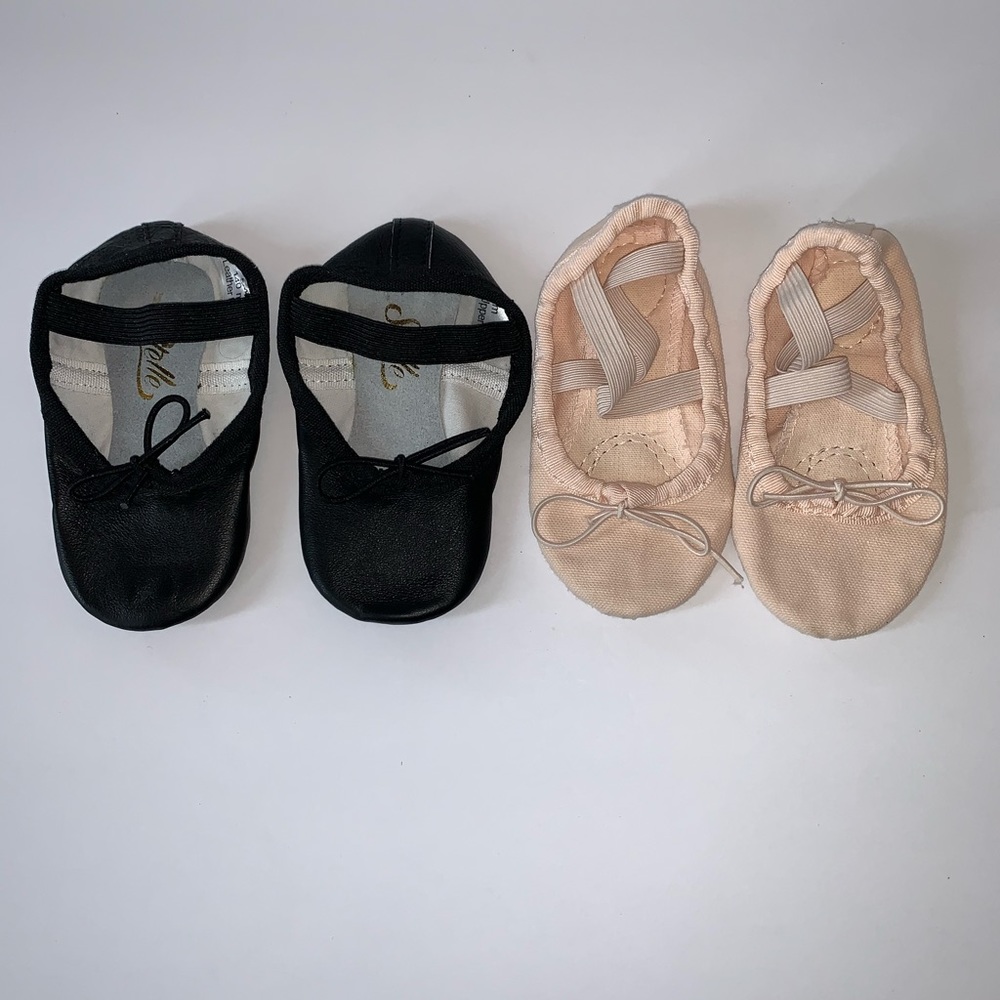 Bundle of Toddler Girls size 5 Ballet Shoes